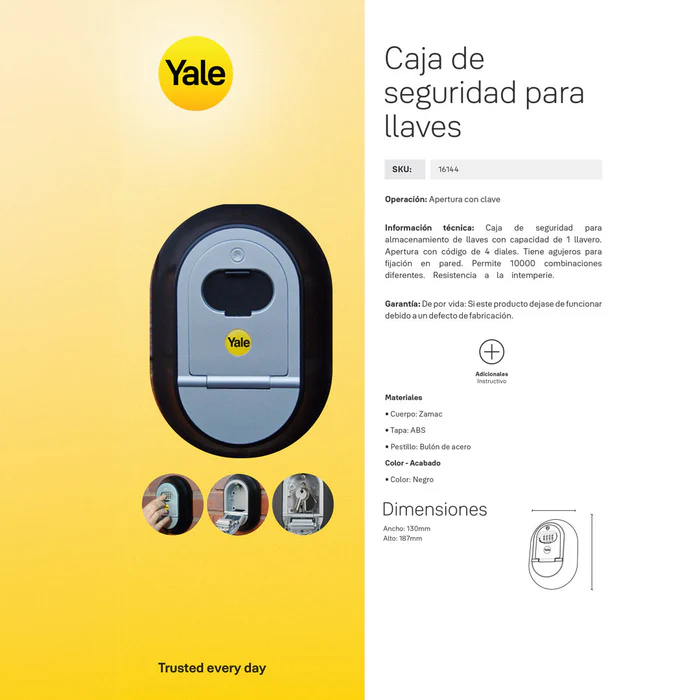 Caja de Seguridad para Llaves**