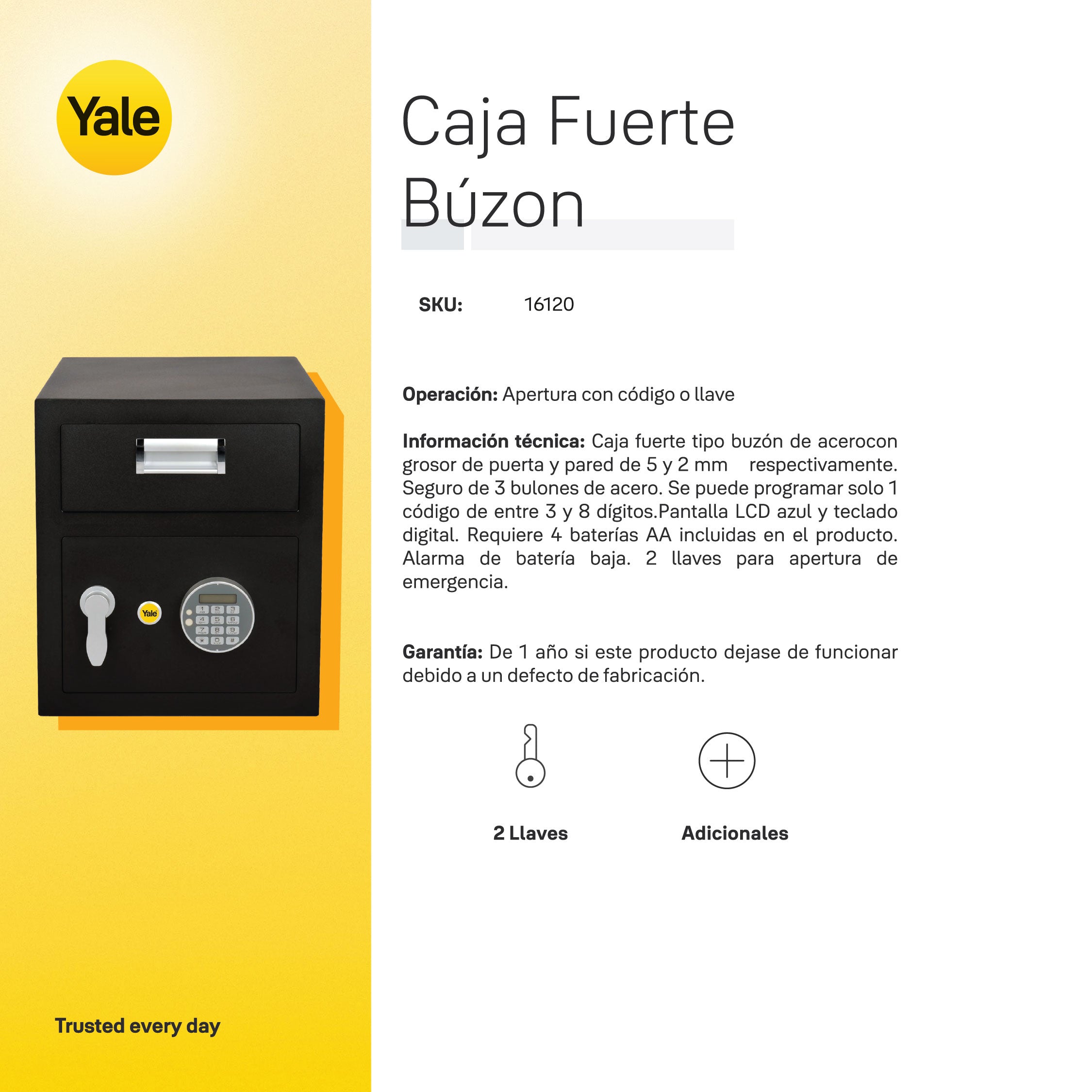 Caja Fuerte Buzón