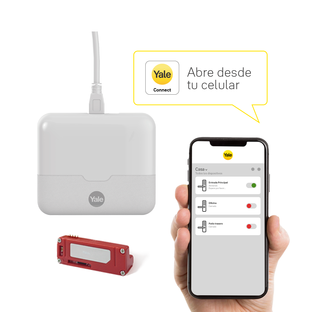 Módulo de conexión Yale Connect HUB + Zigbee YMF - YDF