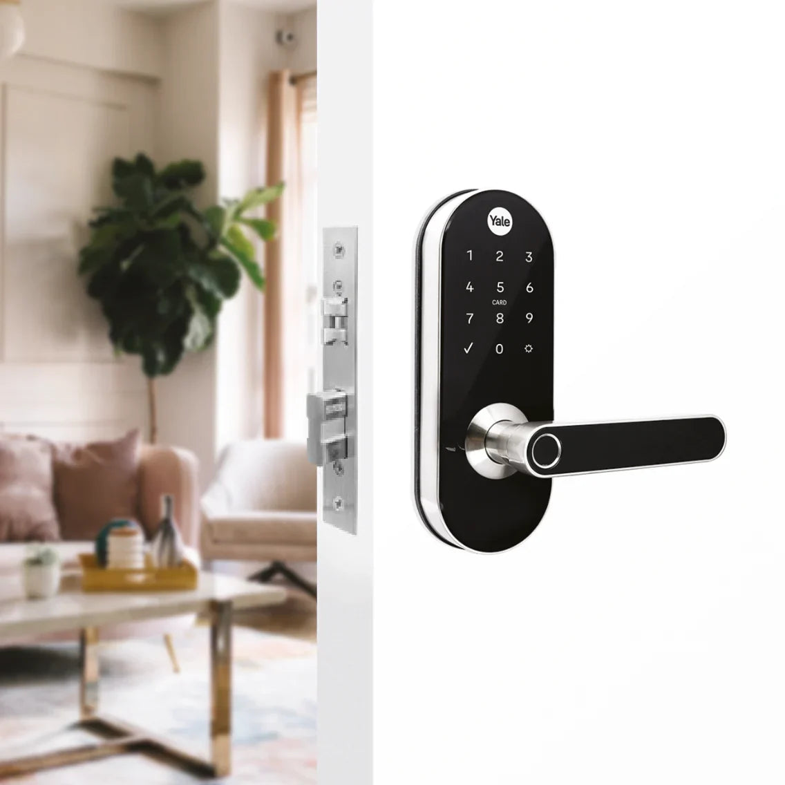 Cerradura Digital YMC420D (Con Casete de Embutir)