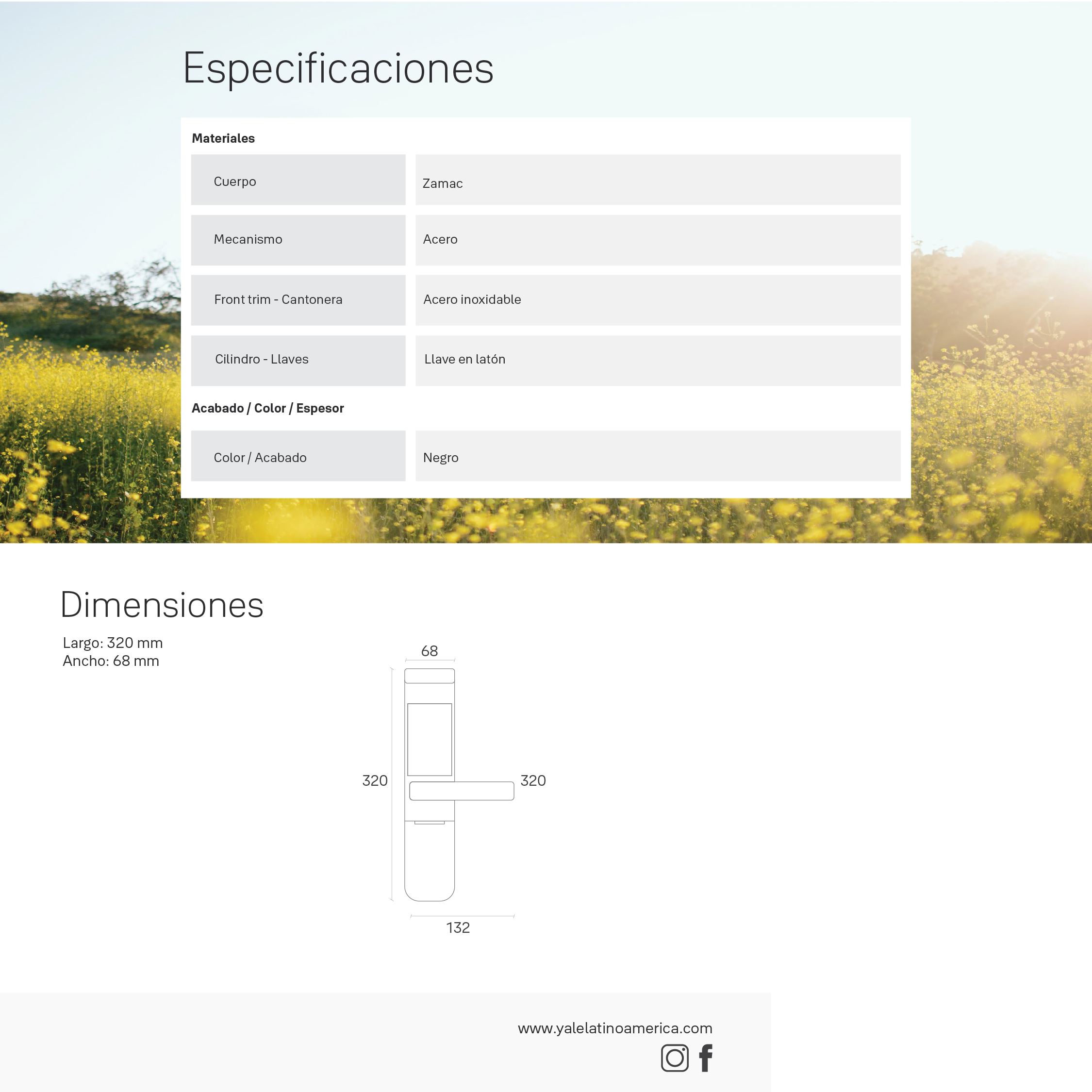 Cerradura Digital YMF30A + Módulo para abrir desde el celular