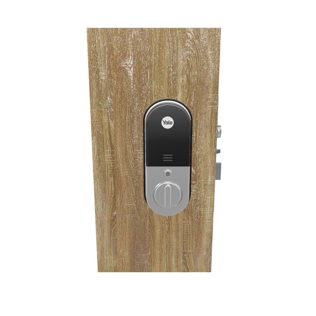Cerradura digital Lia silver (Embutir) con módulo para abrir desde el celular