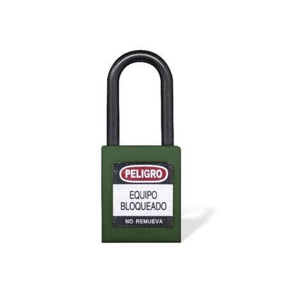 Candado Gancho Nylon Verde B