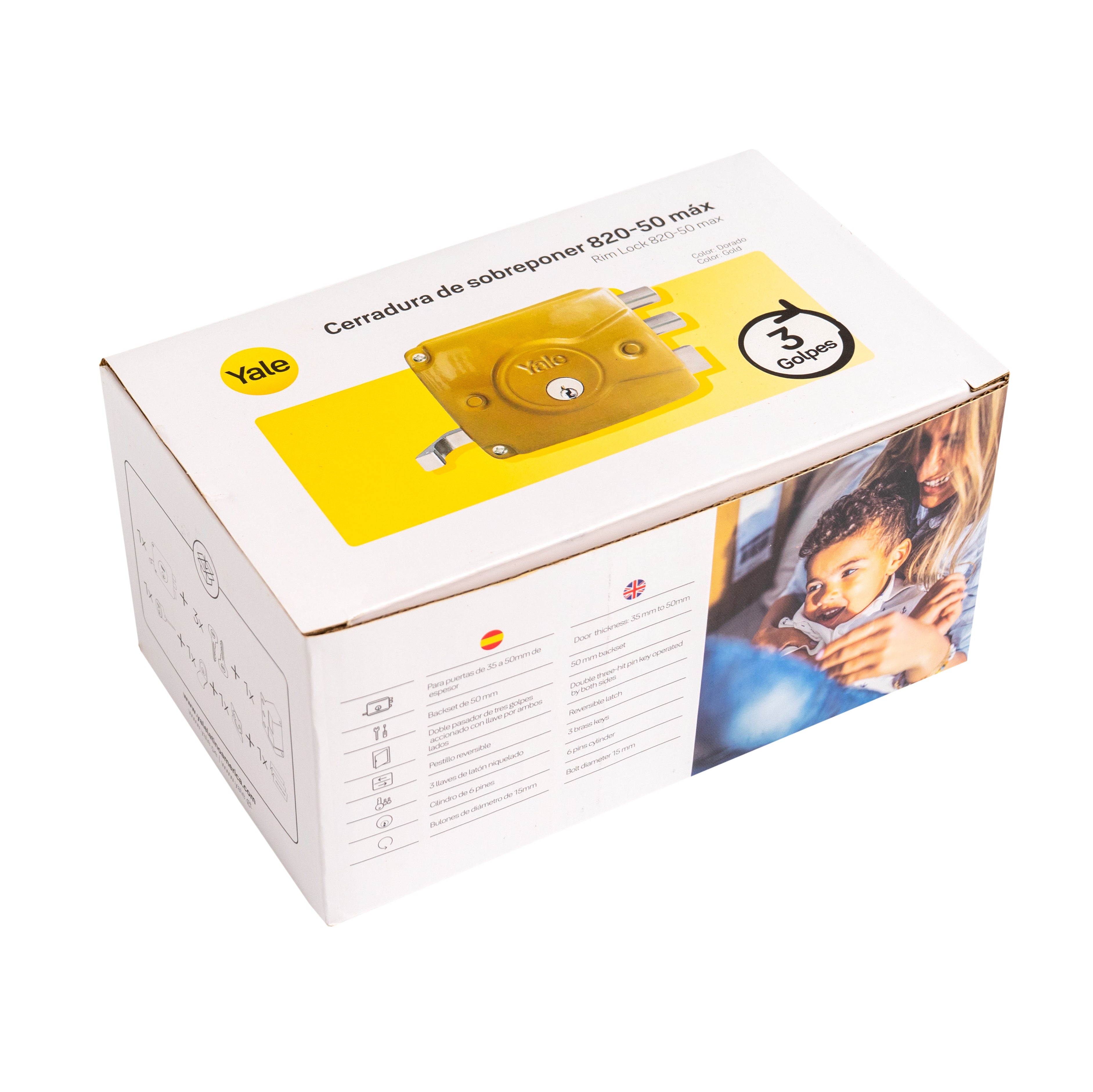 Cerradura de Sobreponer Serie 820 Max