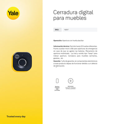 Cerradura para Mueble YF68