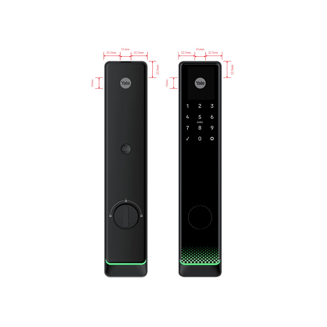 Cerradura Digital de Embutir Gemini Mesi