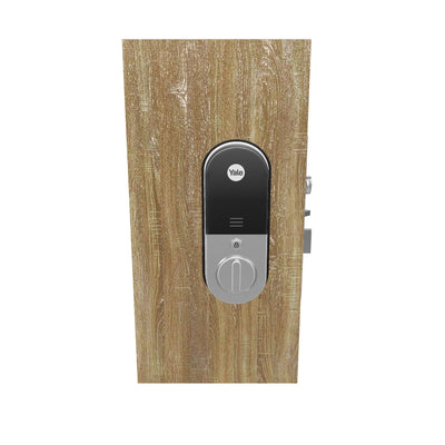 Cerradura digital Lia silver (Embutir) con módulo para abrir desde el celular