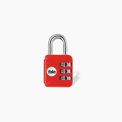 Candado Yale Clave Yp1 Rojo*