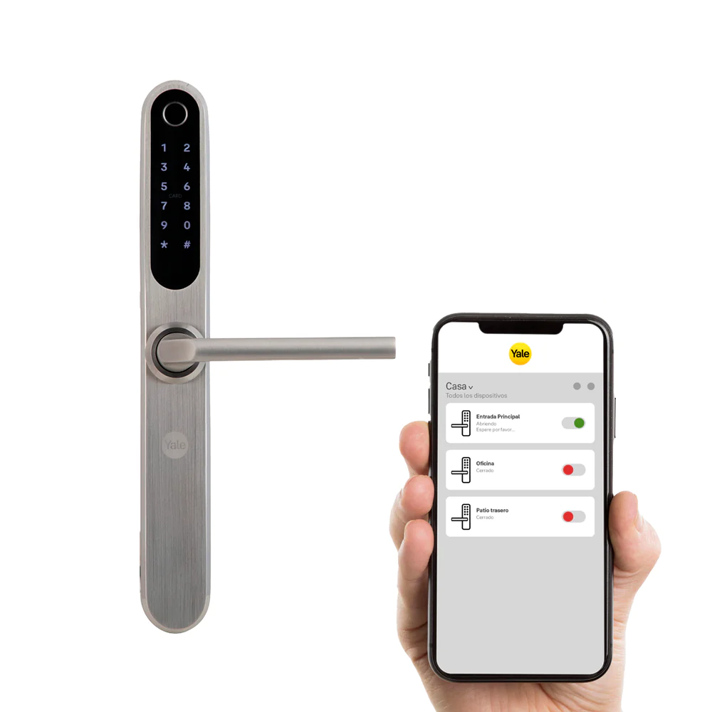 Cerradura Digital YSD100 (puerta abatible) + Módulo para abrir desde el celular