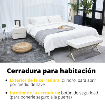 Kit Pomos Carolina: 3 de Habitación + 1 de Baño