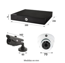 Kit CCTV: 8 Cámaras + DVR + Disco Duro 1TB